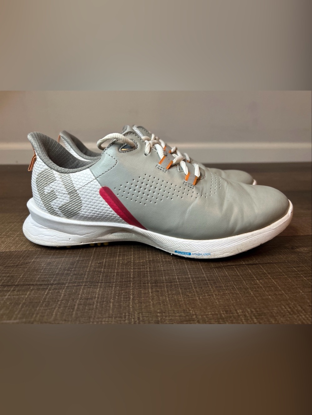 FootJoy FJ Fuel Golf Shoes Gray Pink Women's SZ 8.5 (92372)